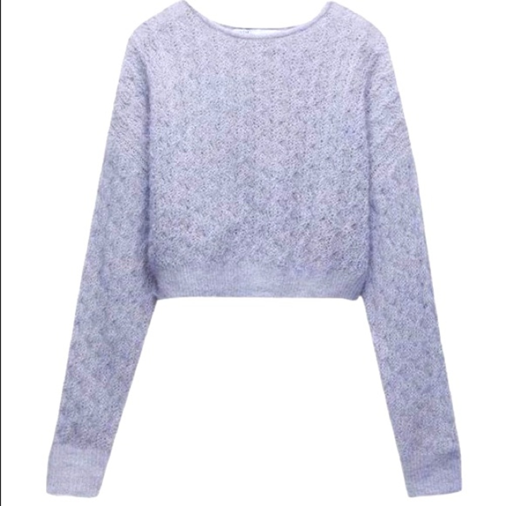 NWT* Zara Soft feel cropped sweater